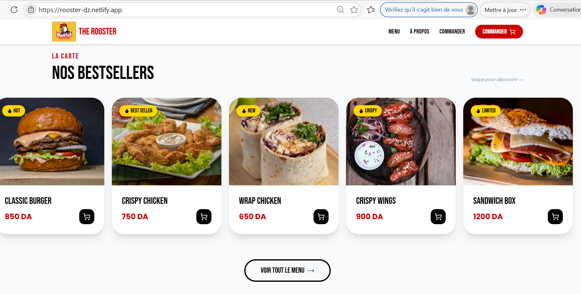 The Rooster DZ – Fast Food